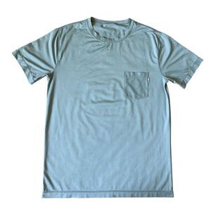 Vuori Tradewind Performance T Shirt Green Vented size M Athletic